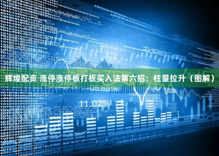 辉煌配资 涨停涨停板打板买入法第六招：柱量拉升（图解）