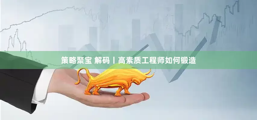 策略聚宝 解码丨高素质工程师如何锻造